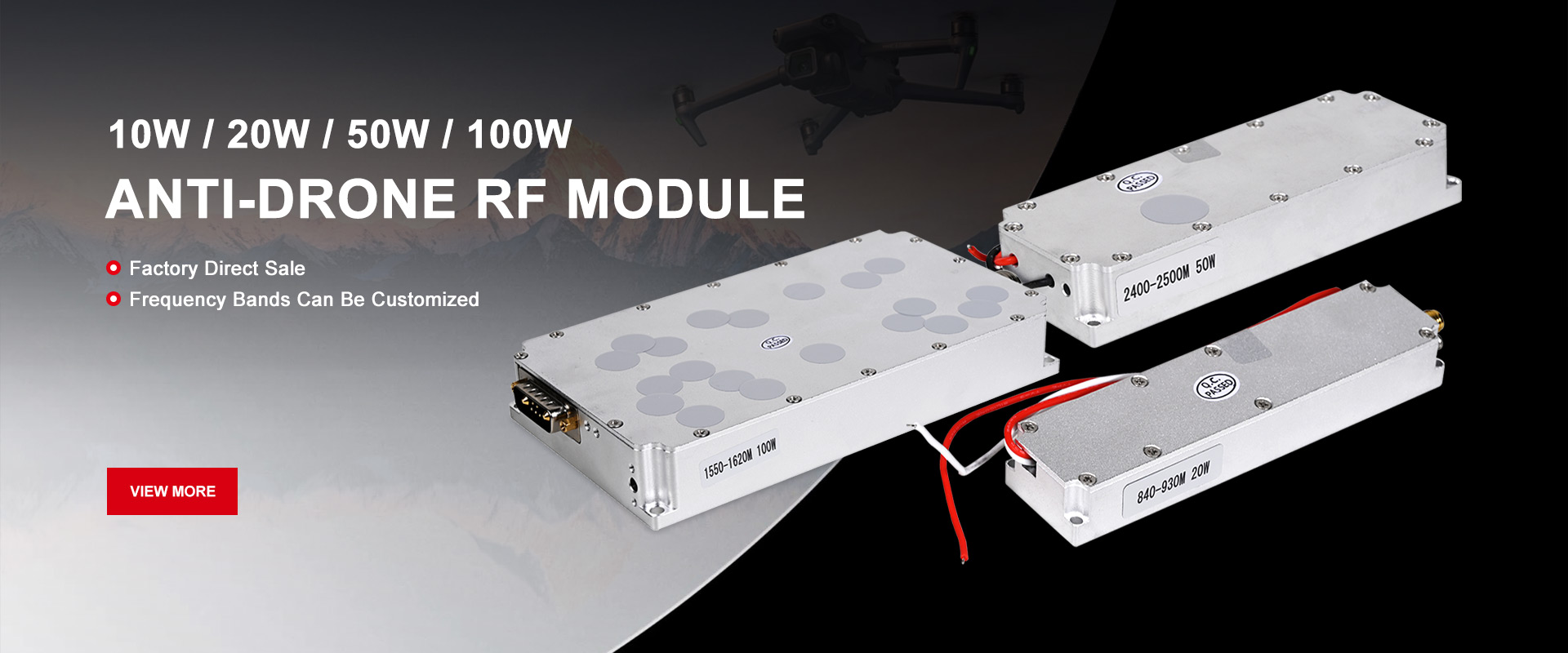 Fabbrica di moduli RF anti-drone